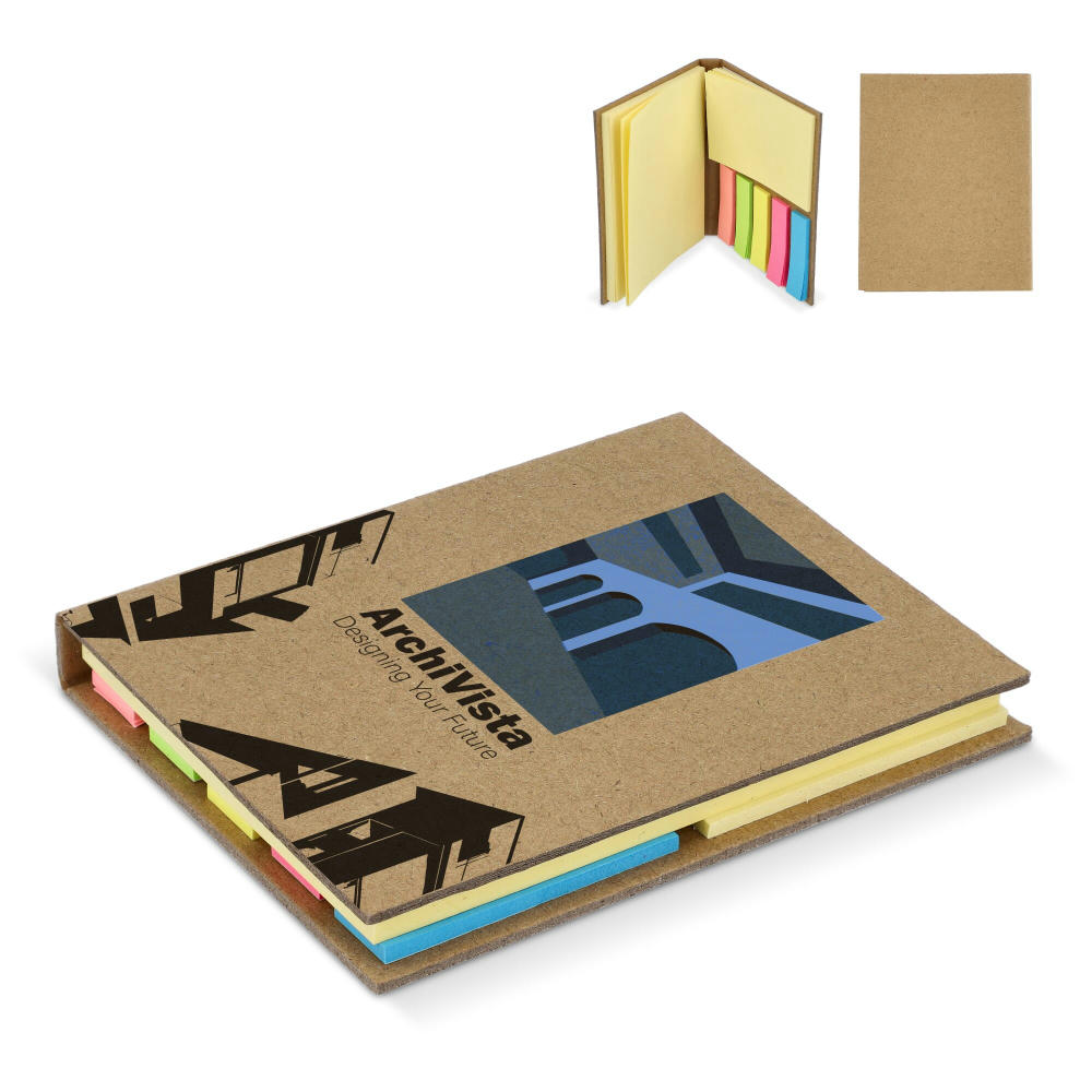 Product image Haftnotizen Kraftpapier 3 Werbeartikel