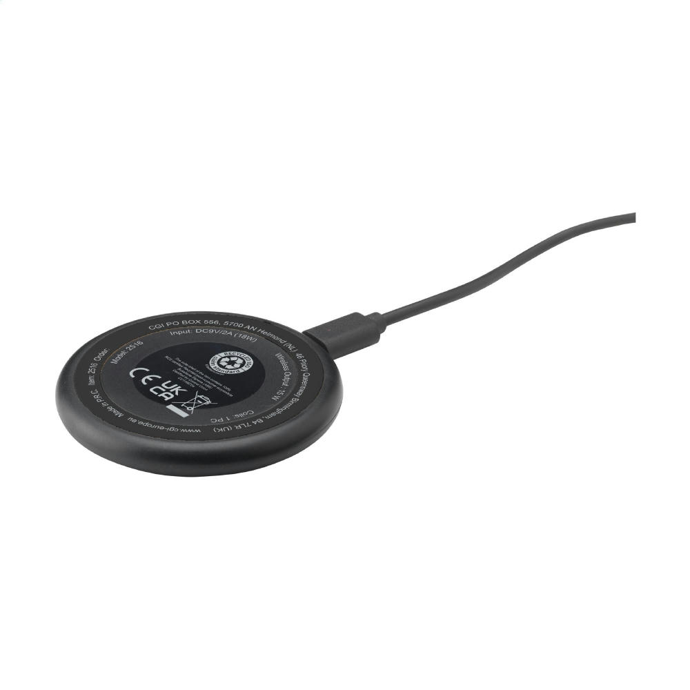 Product image All-in-one RCS Recycled 15W Magnetic Wireless Charger Werbeartikel