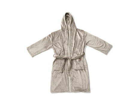 VINGA Louis Luxus Plüsch GRS rPET Bademantel Größe L/XL bedrucken