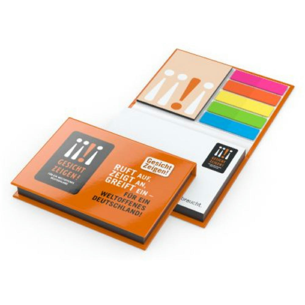 Product image Haftnotiz-Set Prag Bookcover Individuell, 100/25 Blatt Werbeartikel