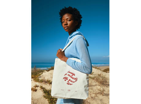 Impact Aware™ 285g/m² ungefärbte rCanvas-Tragetasche bedrucken