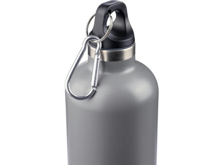 Doppelwandige Flasche aus recyceltem Edelstahl (500 ml) Lysandra Werbeartikel