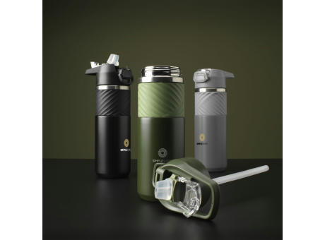 Lynn RCS Recycled Steel Bottle 500 ml Thermosflasche Werbeartikel