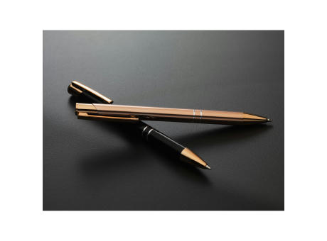 Ebony RCS Recycled Alu Rose Gold Kugelschreiber Werbeartikel