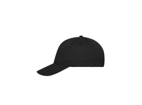Product image 5 Panel Sandwich Cap Bio Cotton - 5 Panel Cap mit ungebürsteter Oberfläche Werbeartikel