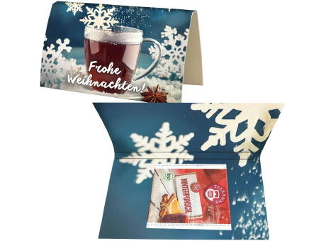 Product image Beuteltee Winterpunsch, 2,25g, Werbekarte A6 gefaltet Werbeartikel