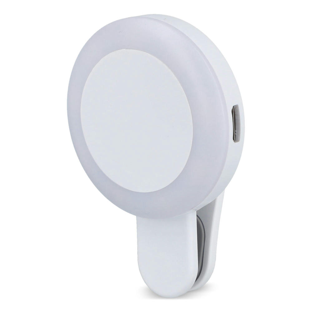 Product image Universelle tragbare Selfie-LED-Leuchte mit 3 Helligkeitsstufen Werbeartikel