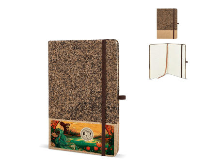 Notizbuch Kaffeesatz A5 Werbeartikel