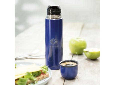ThermoColour RCS Recycled Steel 500 ml Thermoflasche Werbeartikel