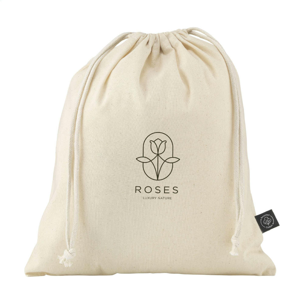 Gift Pouch Naturel GRS Recycled Cotton (150 g/m²) M Werbeartikel