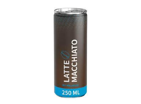 250 ml Latte Macchiato - Body Label Werbeartikel