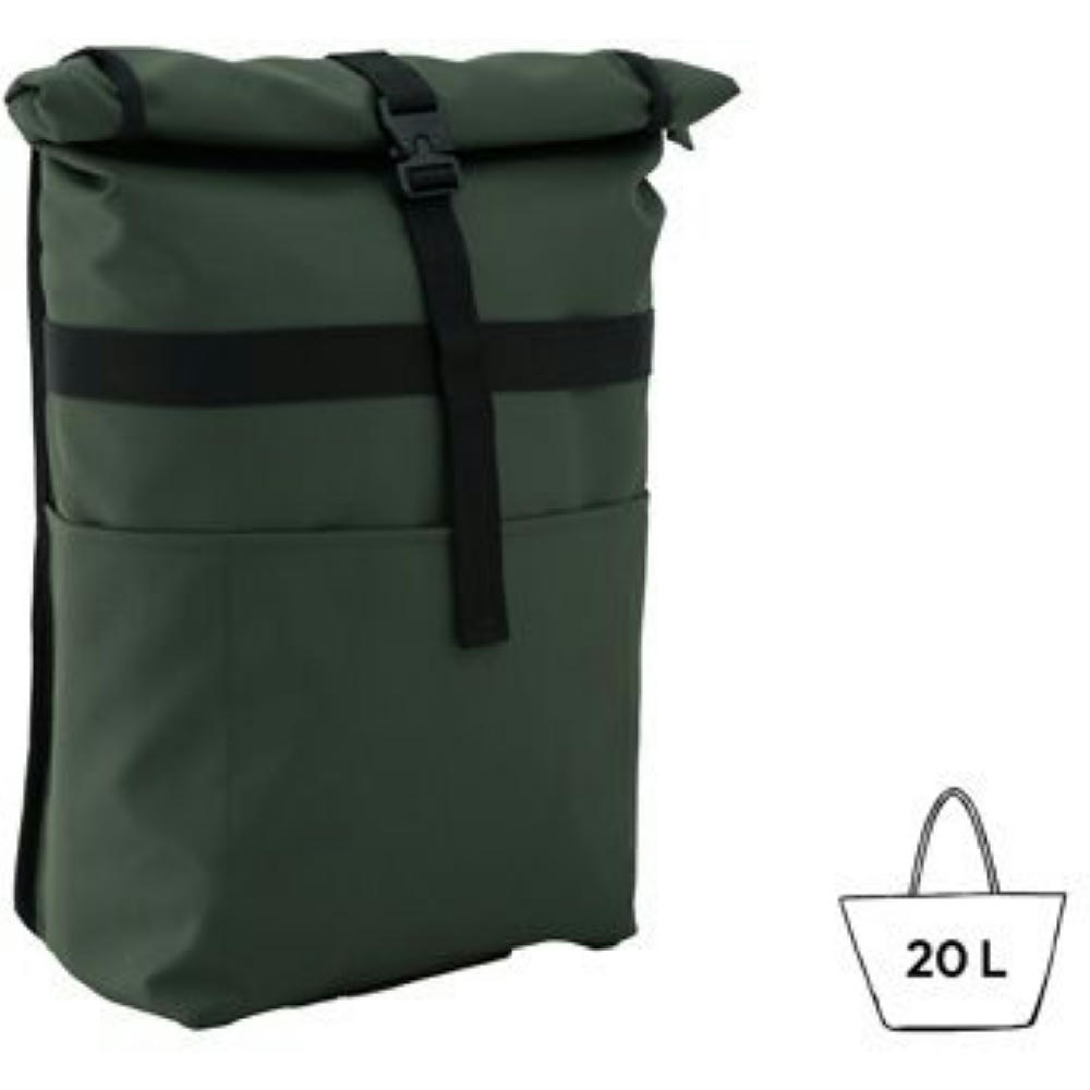 Isolierter Rolltop-Rucksack 'Frisco', Khaki Werbeartikel