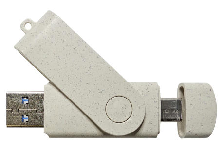 USB-Stick OTG C05-B Typ C USB 3.0 Flash Disk  16 GB Weizenstroh bedrucken