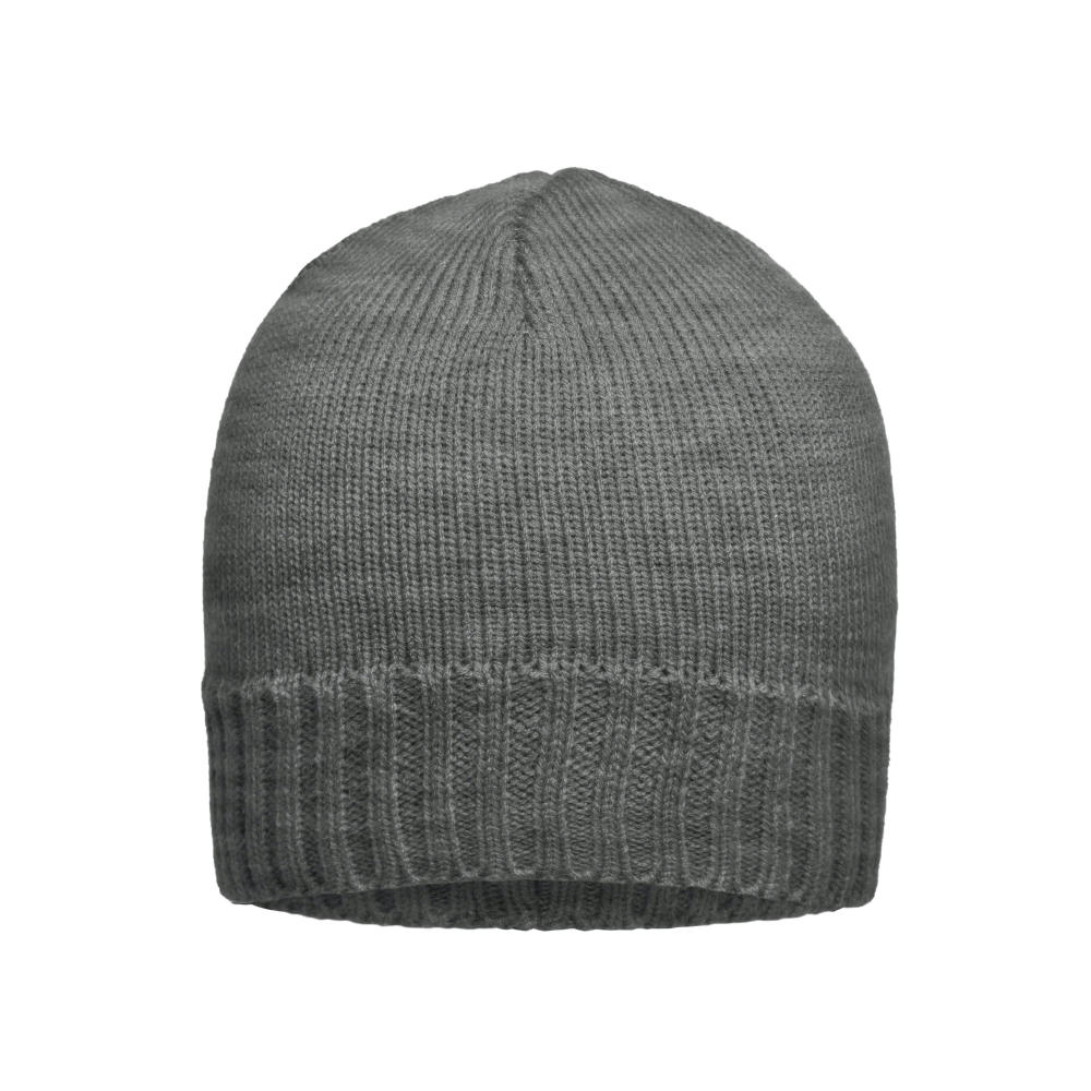 Product image Rib-Beanie - Enganliegende Strickmütze mit geripptem Rand Werbeartikel