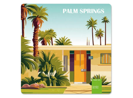 POLYCLEAN rPET Displaytuch 15x15 cm im Papieretui, All-Inclusive-Paket  Werbeartikel