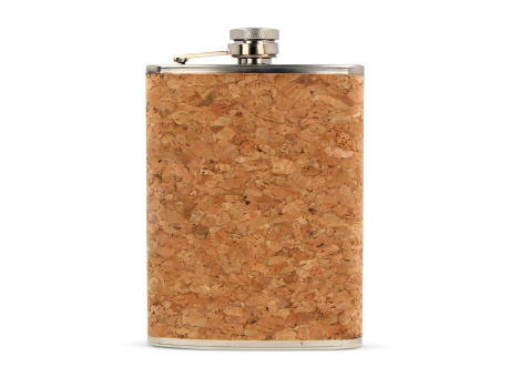 Flachmann mit Korken 220ml Werbeartikel