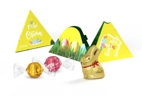 Product image Lindt Osternest in Pyramidenbox bedrucken