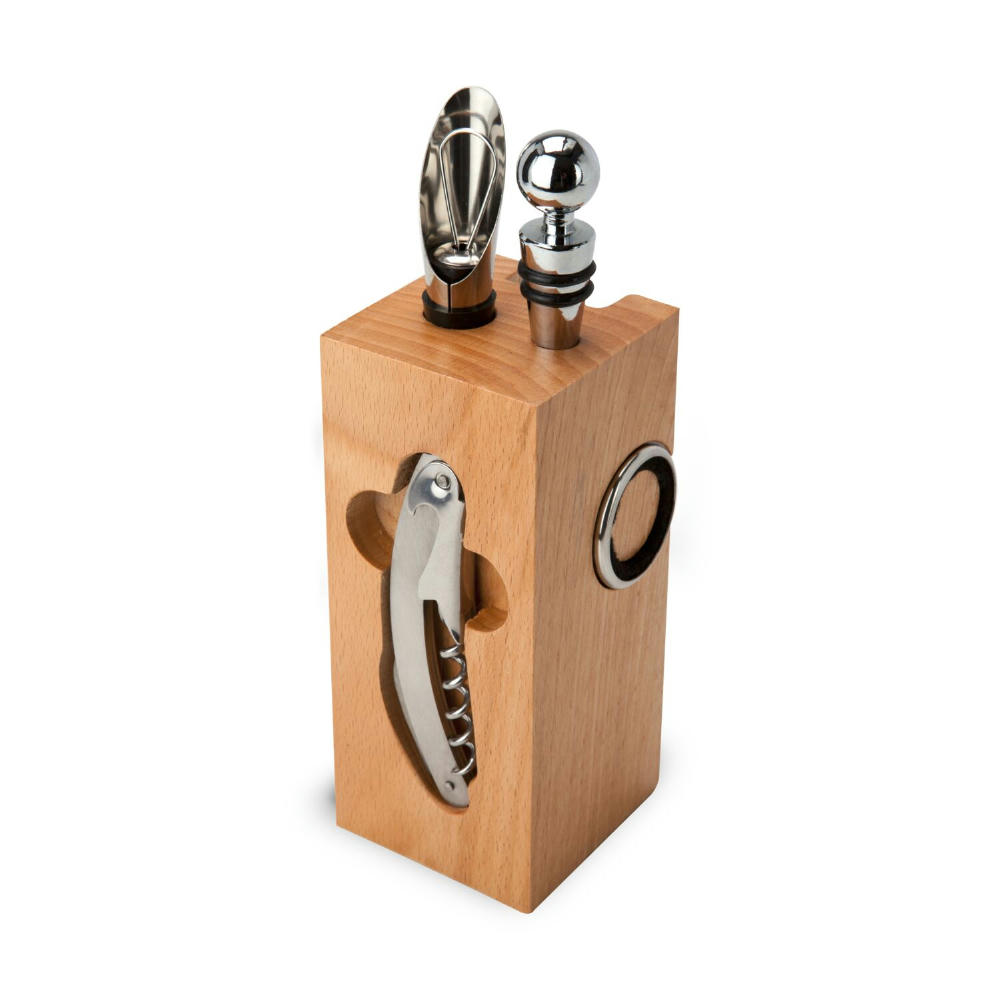 Product image ROMINOX® Weinaccessoires // Buche Block Werbeartikel