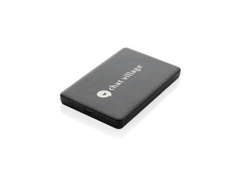 Orion 5.000mAh 5W magnetische Powerbank aus RCS rec. Alu bedrucken