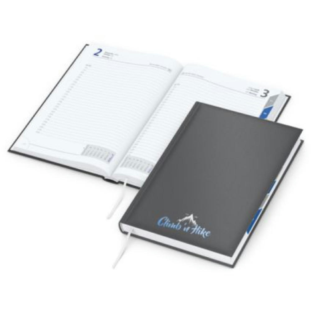Product image Tageskalender Manager Monatsregister EXPRESS Mo.–So. je 1 Seite Kunstleder Werbeartikel
