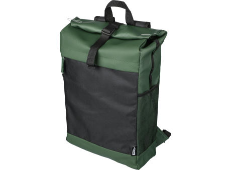 rPET-Polyester (600D) Rolltop-Rucksack Yani Werbeartikel
