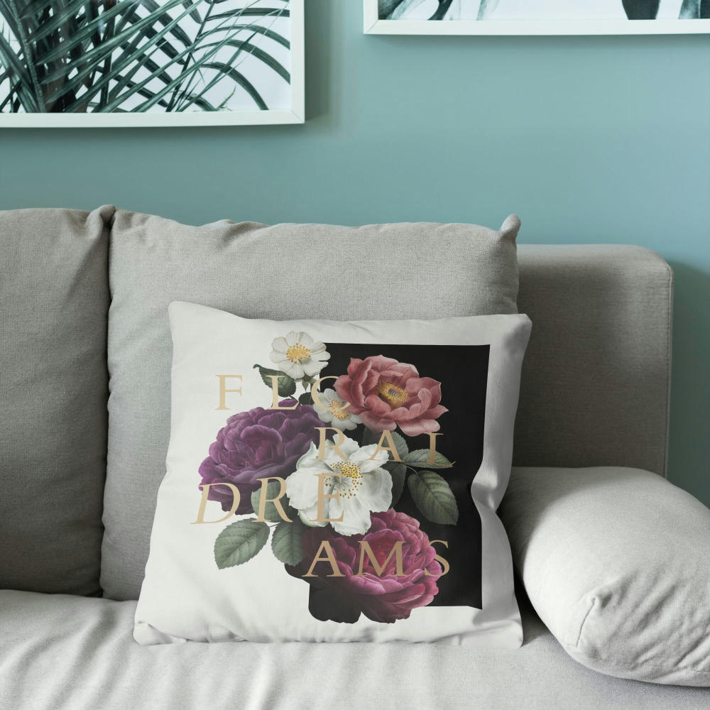 Kissenbezug aus Plüsch & Kissen 40x40 cm Sublimation Werbeartikel