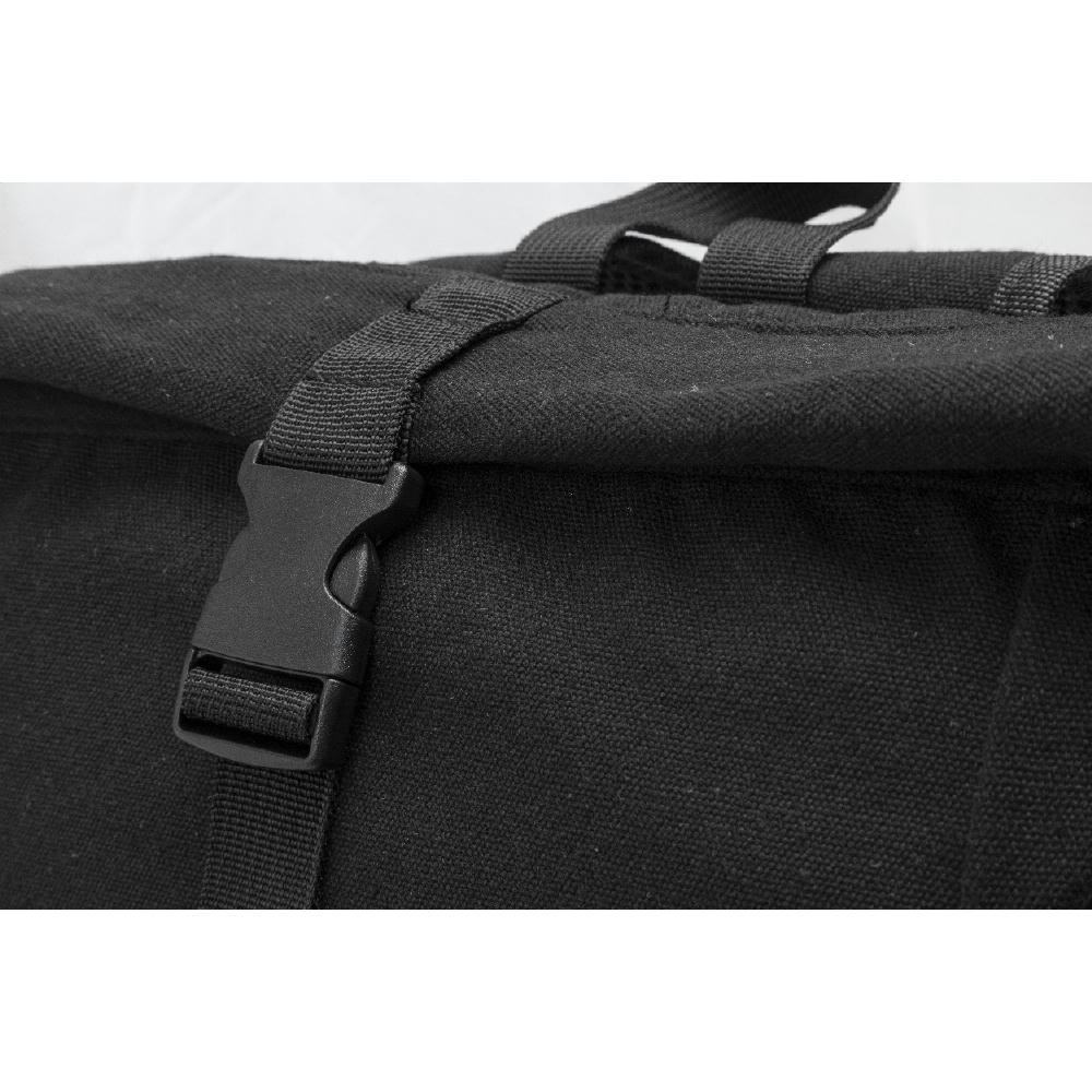 Rucksack aus recyceltem Canvas Blakkan Back Werbeartikel