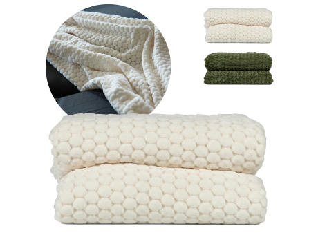 Sagaform Maja Fleece kariert 130x170 cm Werbeartikel