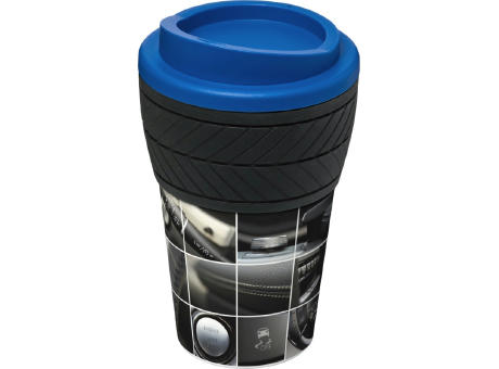 Brite-Americano® 350 ml Isolierbecher mit Schutzring Reifen-Design bedrucken
