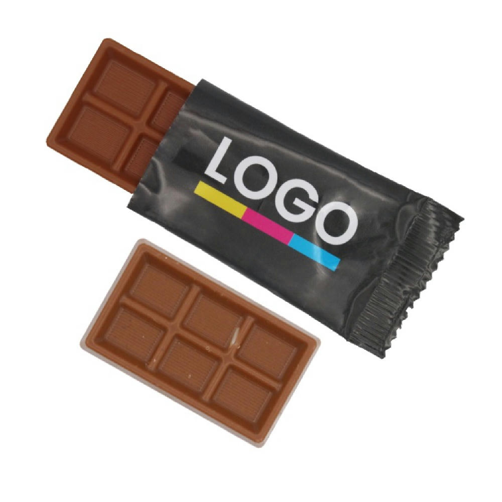 Product image Vollmilch Schokoladentäfelchen in bedruckter Folie Werbeartikel