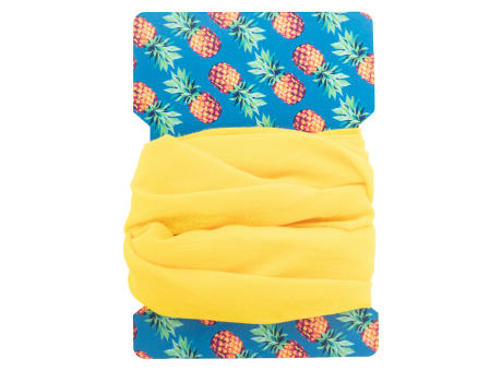 Individuelle Karte für Multifunktionsschal BandanaShow Werbeartikel