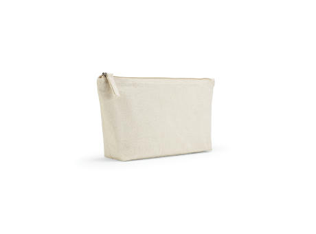 Cairo L 3,9L Kulturtasche, 320gsm recy.Baumwolle mit Reißverschluss bedrucken