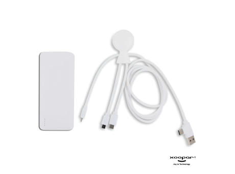 3199 | Xoopar Mr. Bio Powerbank and Cable pack 7000mAh bedrucken