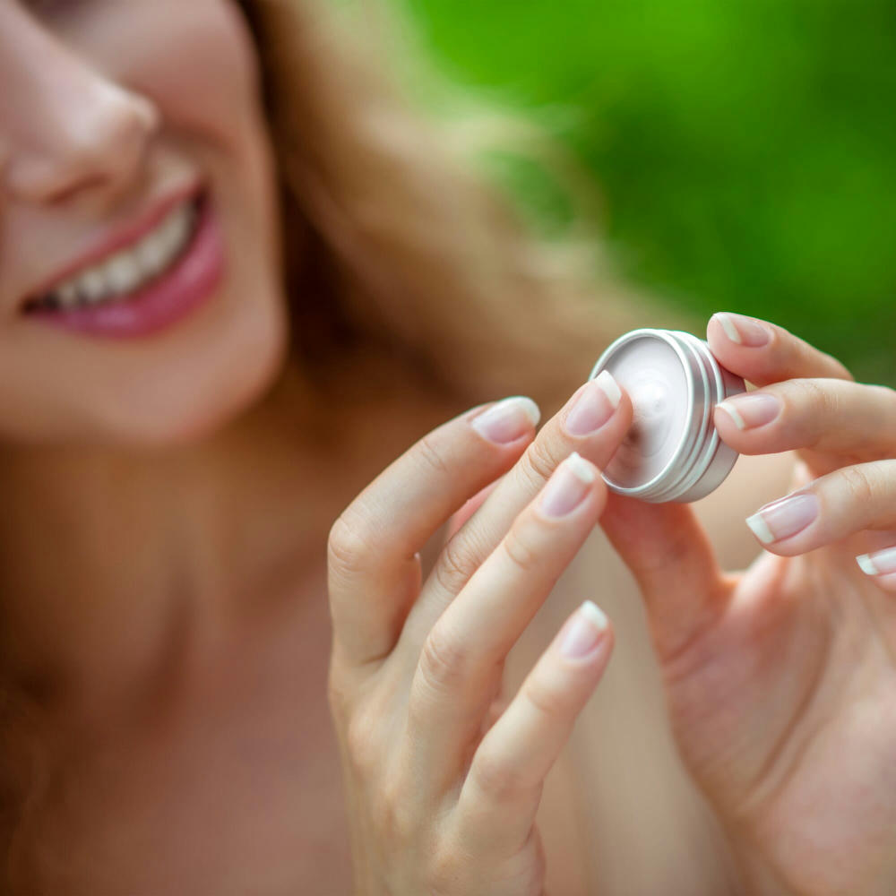 Product image Runde Lippenbalsam-Dose aus recyceltem Aluminium Werbeartikel