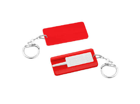 Prüfer weiß, Gehäuse rot