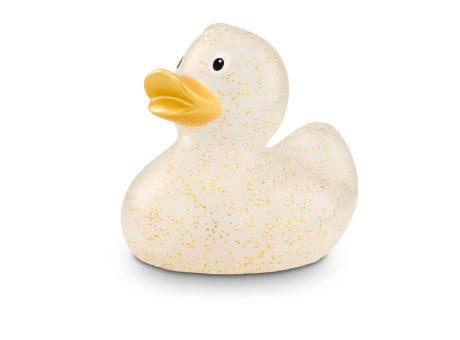 Product image Werbeente Giselle Goldglitzer, ca. 8 cm Werbeartikel