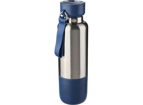 Doppelwandige Edelstahl-Trinkflasche (500 ml) Zev Werbeartikel