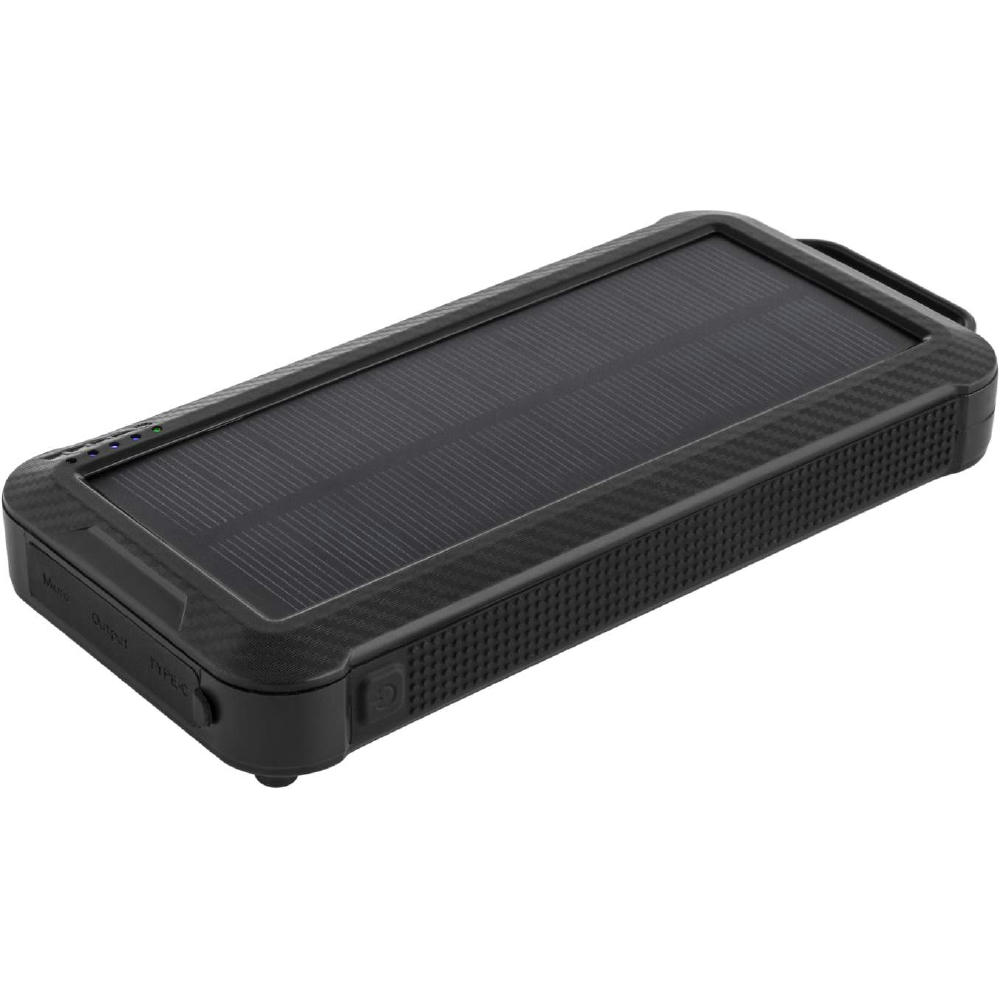 Product image Metmaxx® Solar Powerbank „SolarBank10ProInduction“ schwarz Werbeartikel