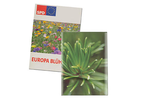 Samentütchen Mini - Recyclingpapier - Basilikum Werbeartikel