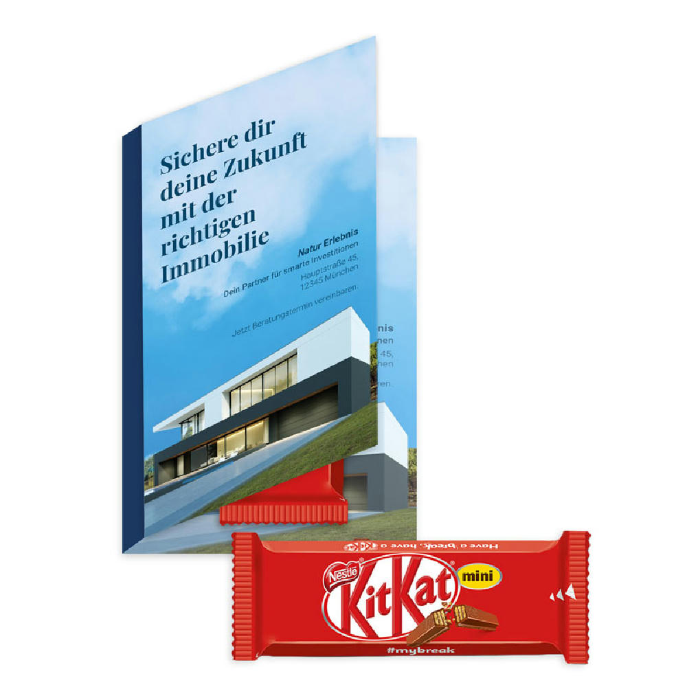 Product image Umschlag mit Kitkat Mini Werbeartikel