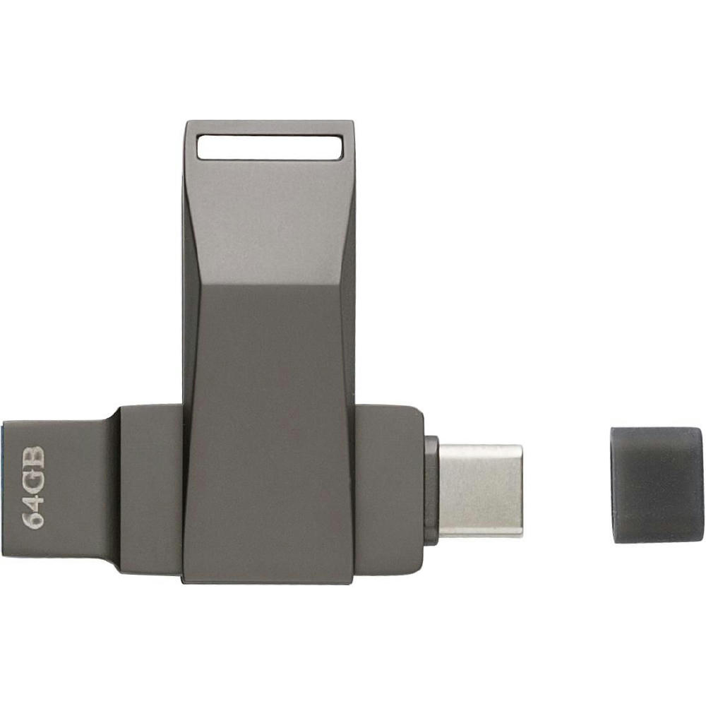USB-Stick aus verzinkter Oberfläche Dorian Werbeartikel