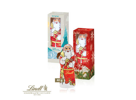Product image Weihnachtsmann von Lindt, 40 g Werbeartikel