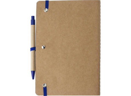 Notizbuch aus recyceltem Karton (A5) Theodore Werbeartikel