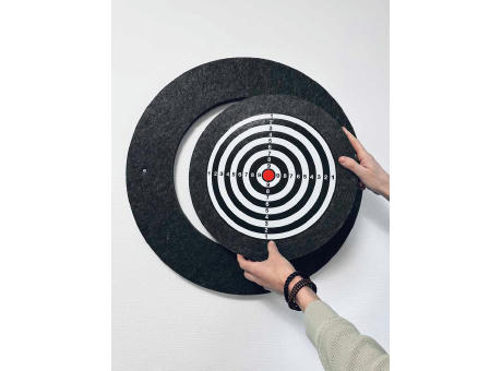 2 in 1 Dartscheibe 69 aus Vlies | komplett individuell bedruckbar Werbeartikel