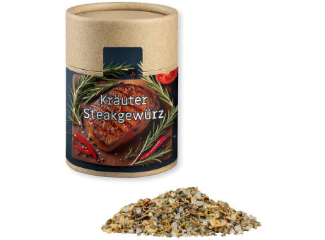 Product image Gewürzmischung Kräuter-Steakgewürz, ca. 45g, Kraftpapierdose Midi Werbeartikel