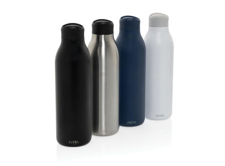 Avira Alok 360 Klick-Wasserflasche aus RCS rec. Stahl, 600ml Werbeartikel