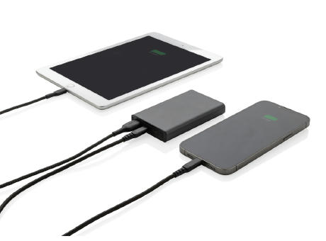 Terra 5.000 mAhPowerbank aus RCS recyceltem Aluminium bedrucken