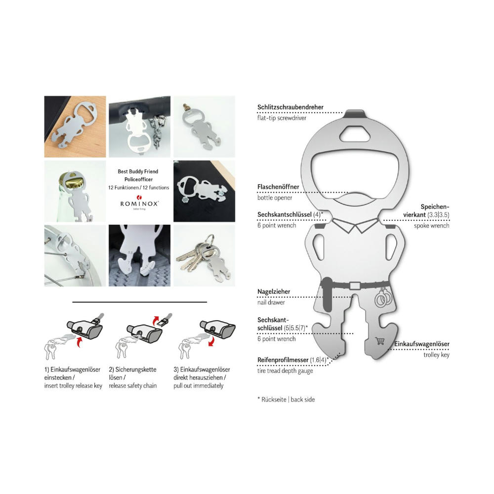 ROMINOX® Best Buddy Friend // Policeofficer Werbeartikel
