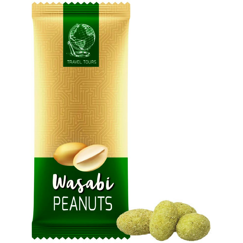 Product image Erdnüsse Wasabi, ca. 40g, Midi-XL-Tüte Werbeartikel