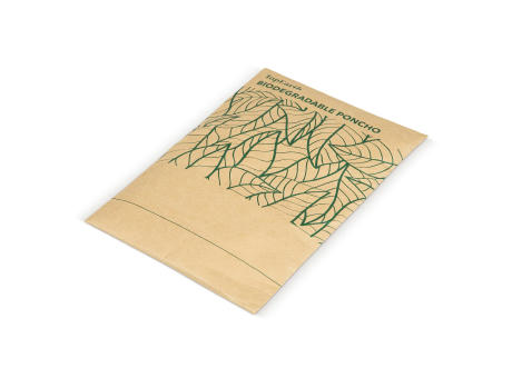 Biologisch abbaubarer Regenponcho Werbeartikel